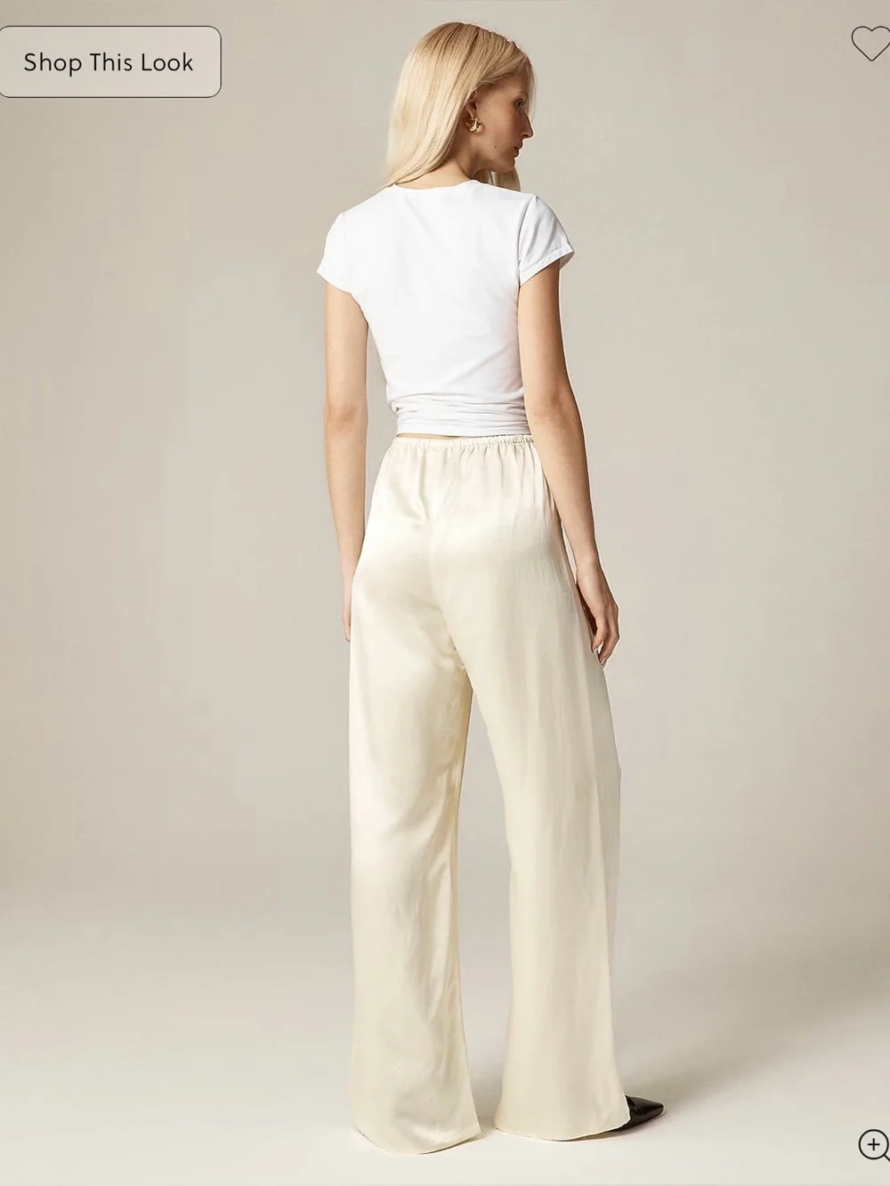 J. Crew Cosmo Wide-Leg satin pant in charmeuse XL - Picture 4 of 6